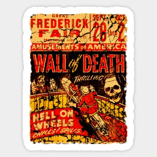 Wall of Death Sticker